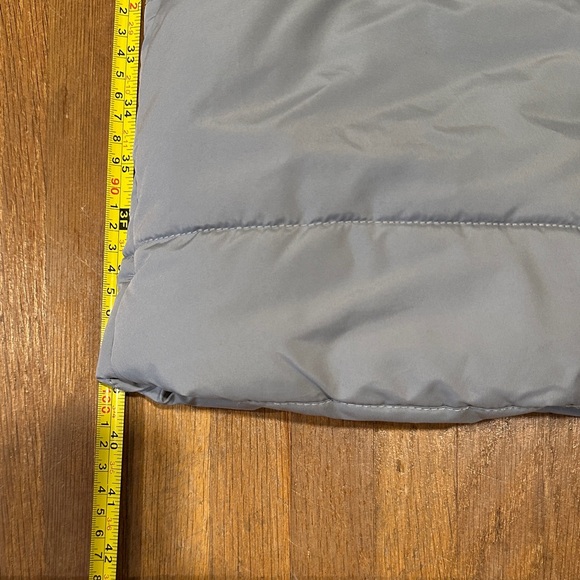 Amazon | Women’s Gray Long Hooded Puffer Vest - Picture 6 of 13